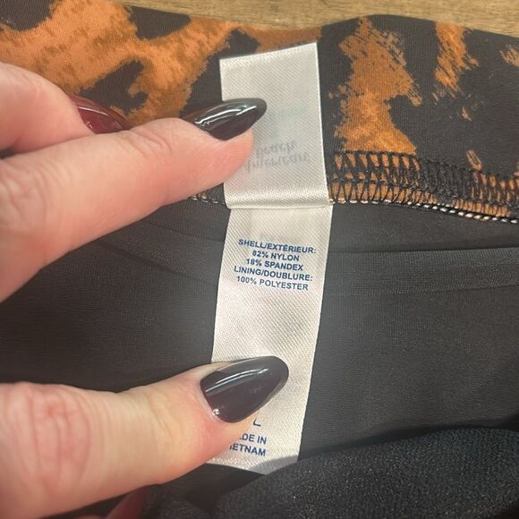 Maurices Leopard Print Swim Skort - Picture 5 of 12